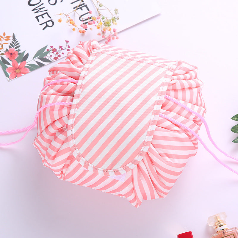 Small Lazy Drawstring Cosmetic Bag Portable
