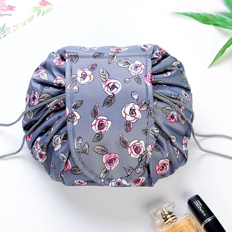 Small Lazy Drawstring Cosmetic Bag Portable