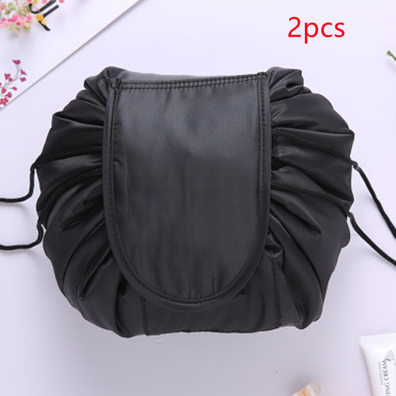 Small Lazy Drawstring Cosmetic Bag Portable