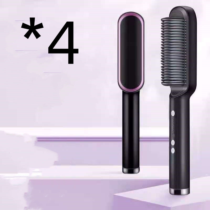 2 In 1 Hair Straightener Hot Comb and Brush