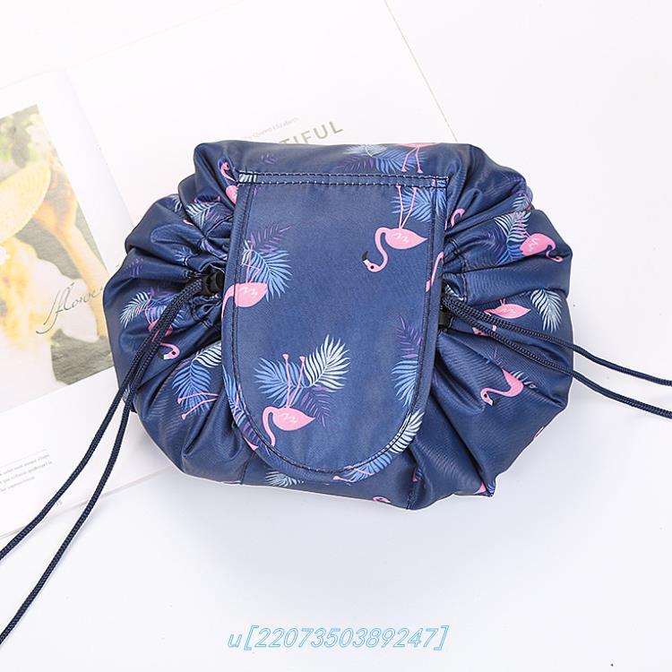 Small Lazy Drawstring Cosmetic Bag Portable