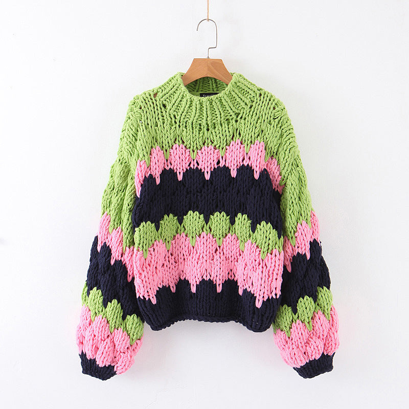 Oversized, Lazy, Handmade Cotton Sweater