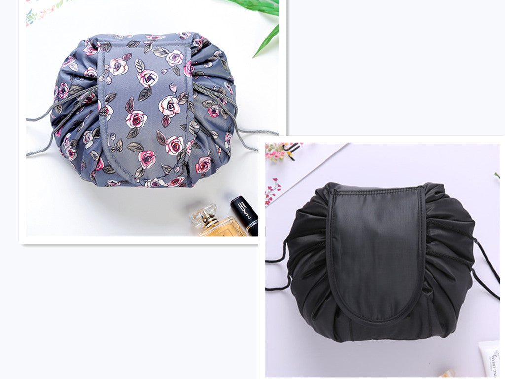 Small Lazy Drawstring Cosmetic Bag Portable
