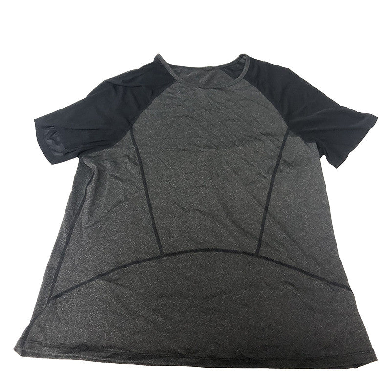 Yoga Clothes Oversized Short Sleeve Mesh Yoga Blouse
