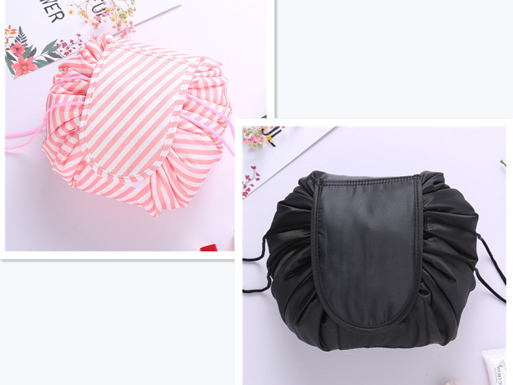 Small Lazy Drawstring Cosmetic Bag Portable
