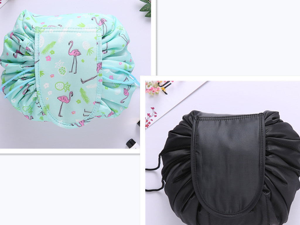 Small Lazy Drawstring Cosmetic Bag Portable