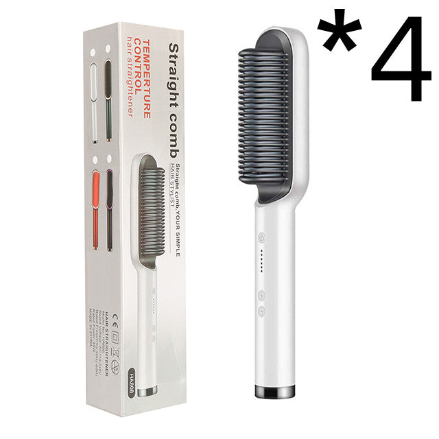 2 In 1 Hair Straightener Hot Comb and Brush