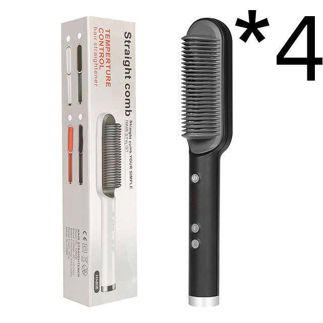 2 In 1 Hair Straightener Hot Comb and Brush