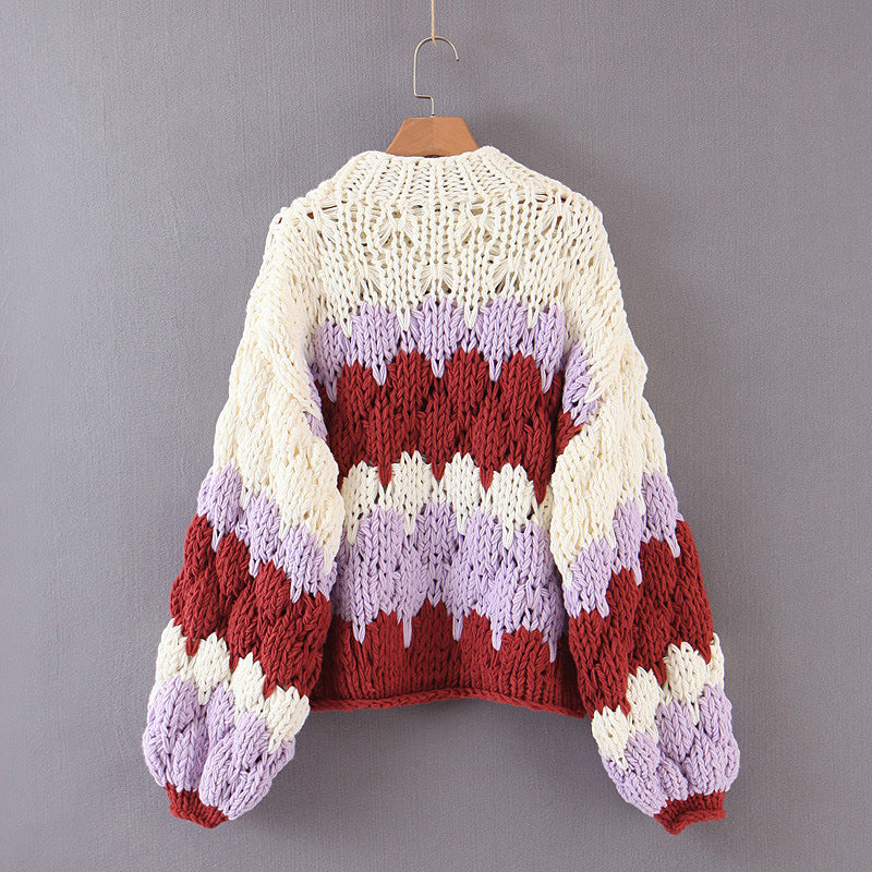 Oversized, Lazy, Handmade Cotton Sweater