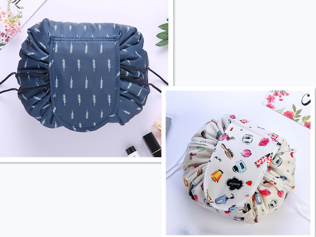 Small Lazy Drawstring Cosmetic Bag Portable