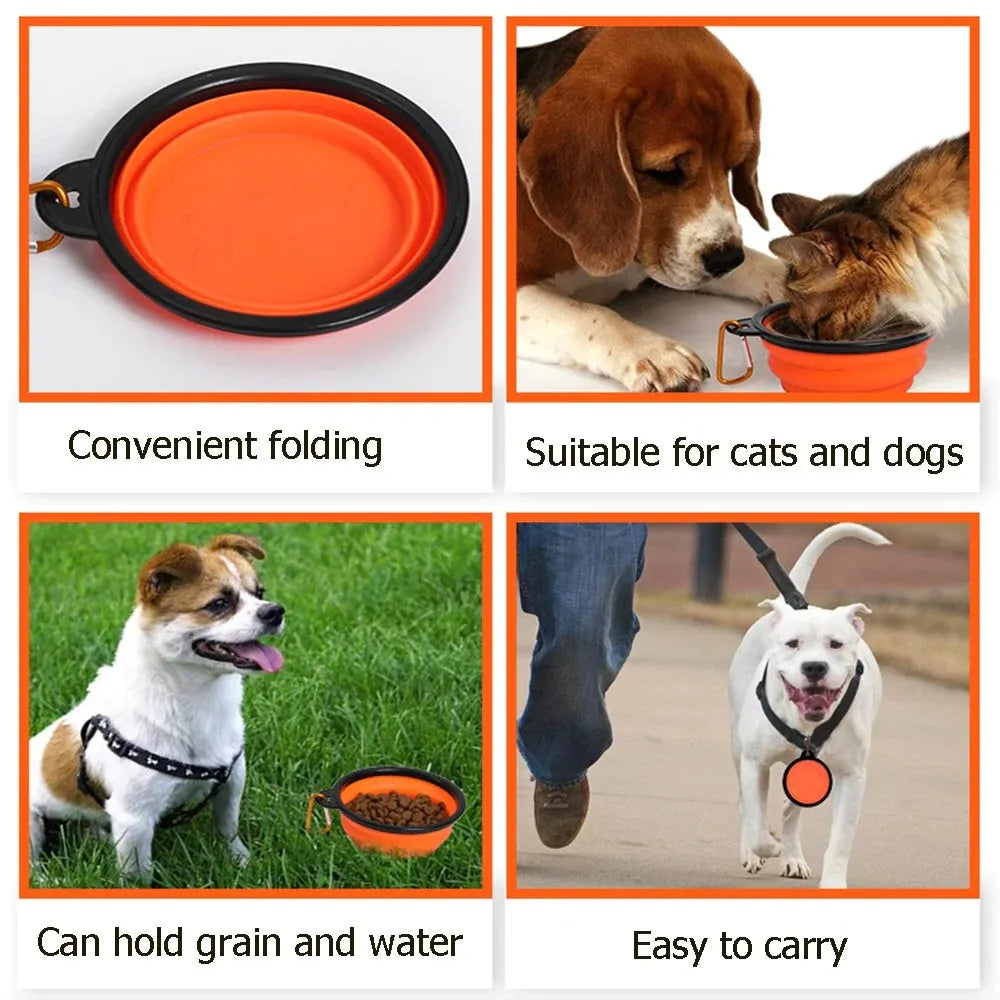Portable Folding Dog Bowl