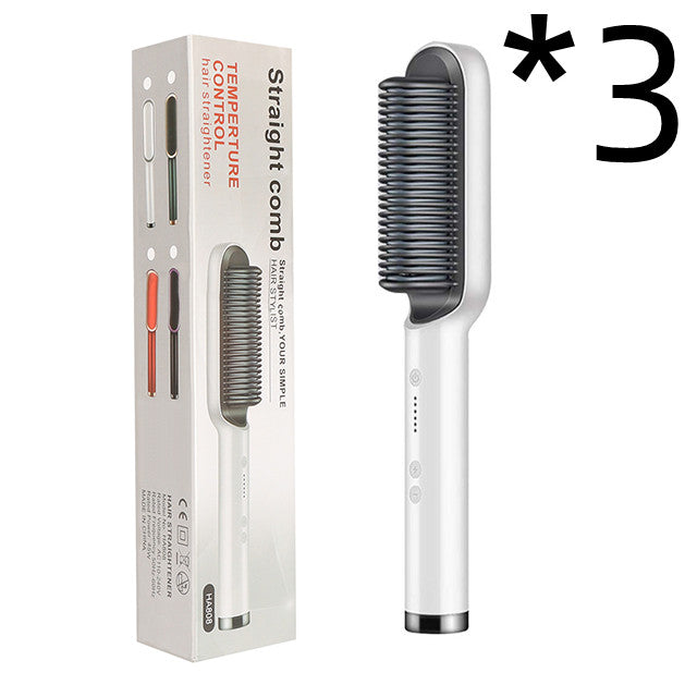 2 In 1 Hair Straightener Hot Comb and Brush