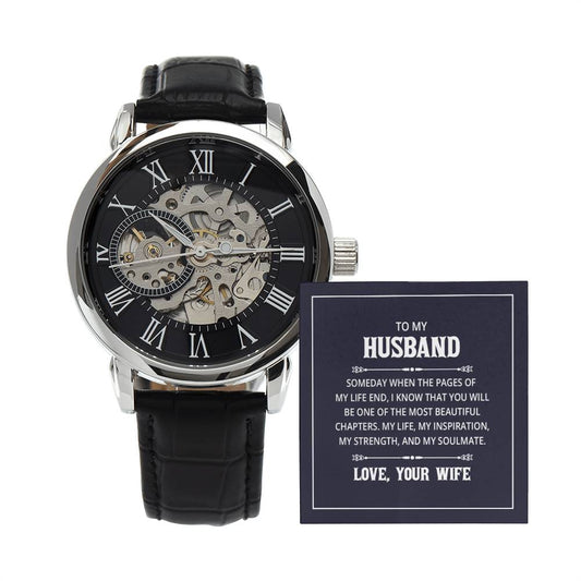 Openwork Watch - For Husband From Wife
