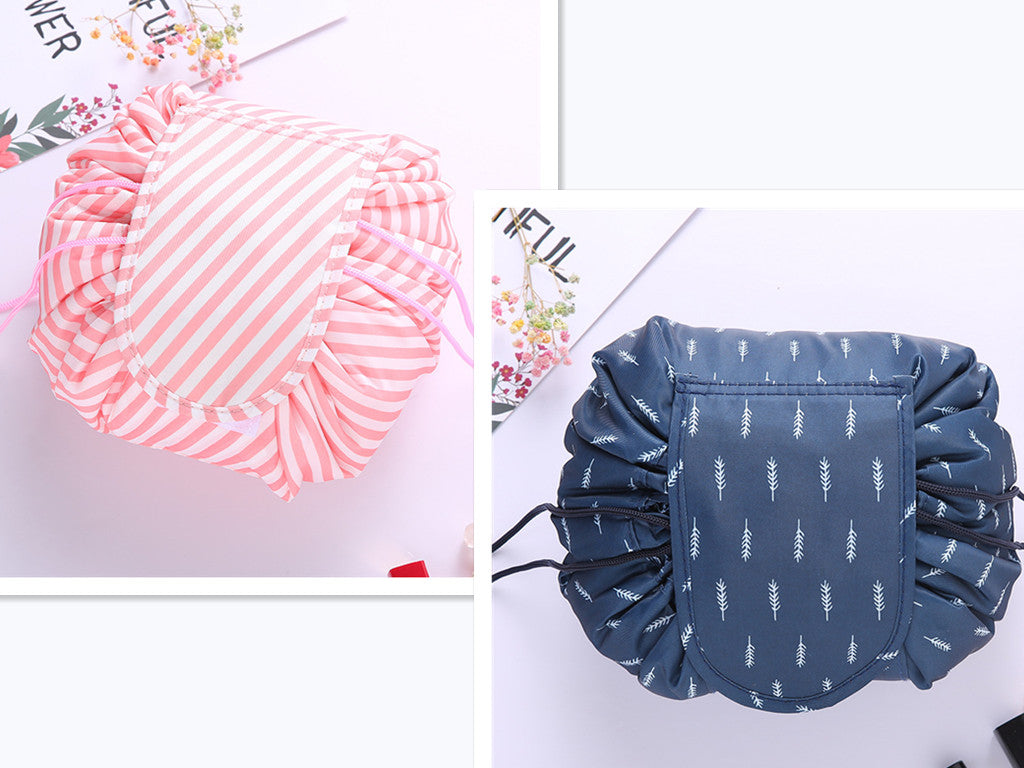 Small Lazy Drawstring Cosmetic Bag Portable