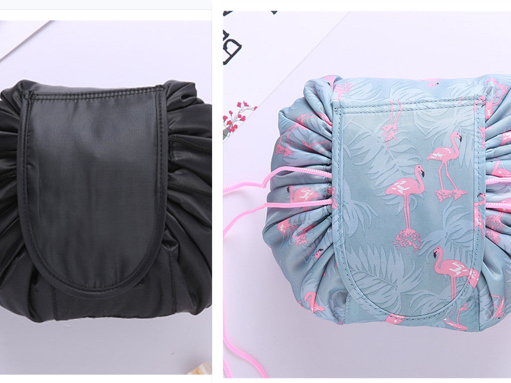 Small Lazy Drawstring Cosmetic Bag Portable