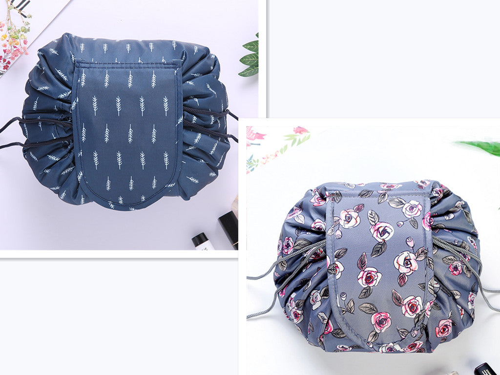 Small Lazy Drawstring Cosmetic Bag Portable