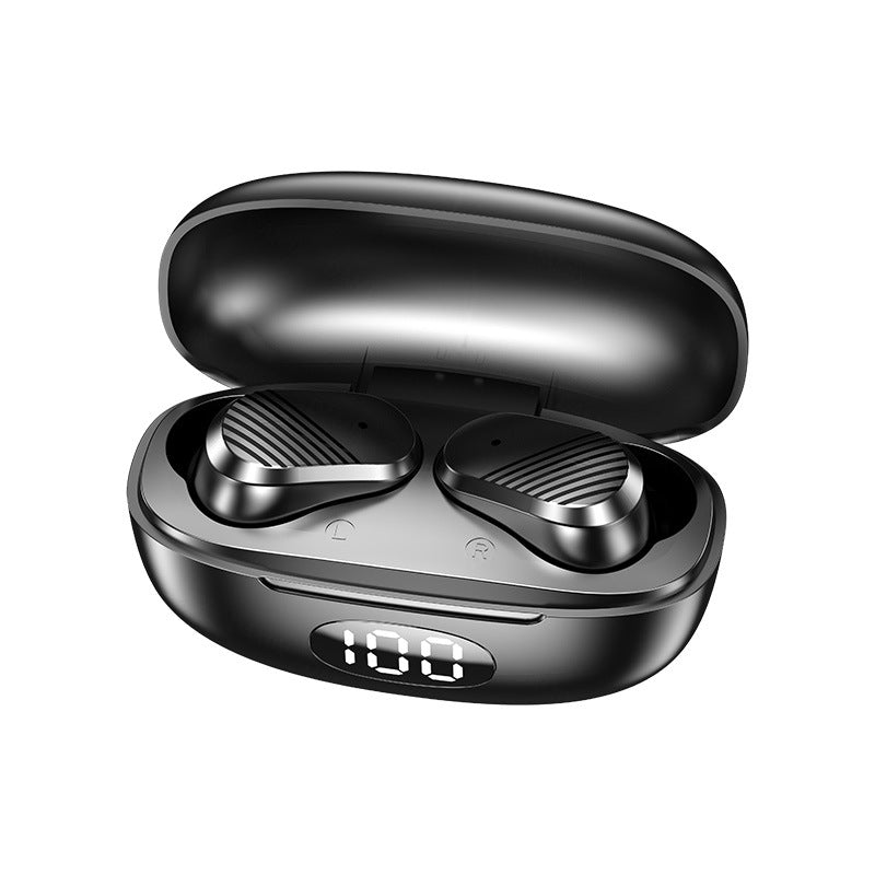 True Wireless Mini Binaural Black Technology Bluetooth Earbuds