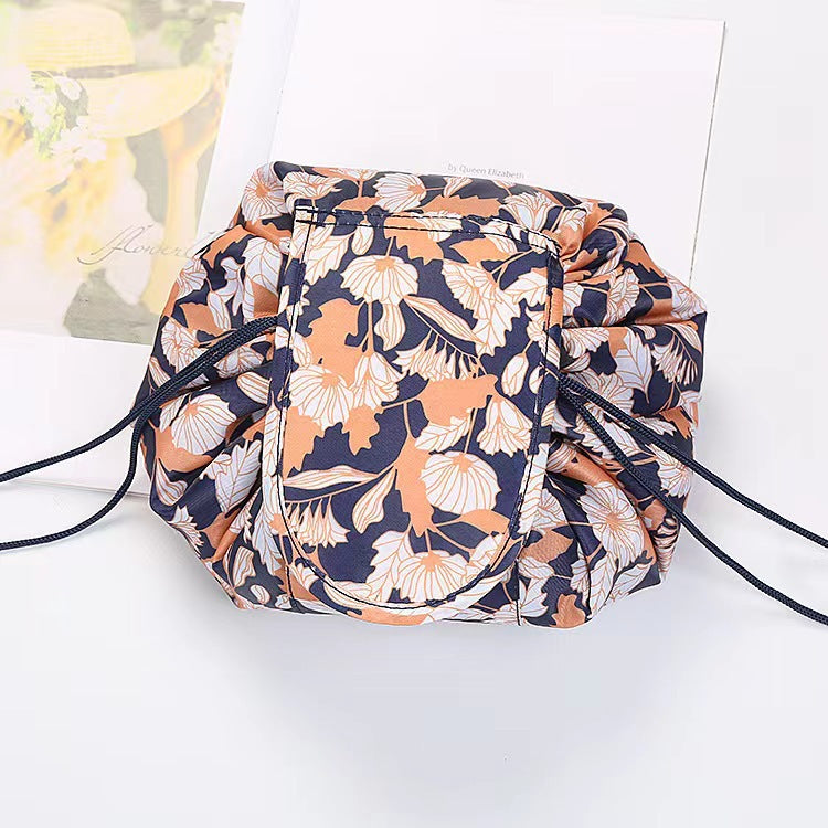 Small Lazy Drawstring Cosmetic Bag Portable