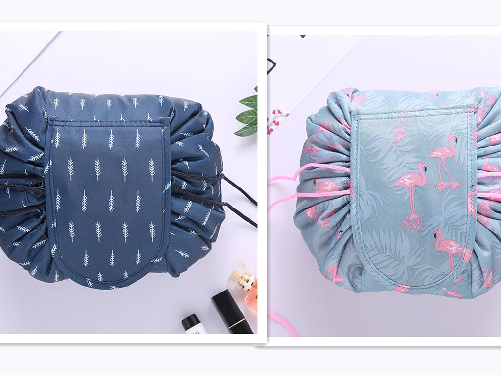 Small Lazy Drawstring Cosmetic Bag Portable