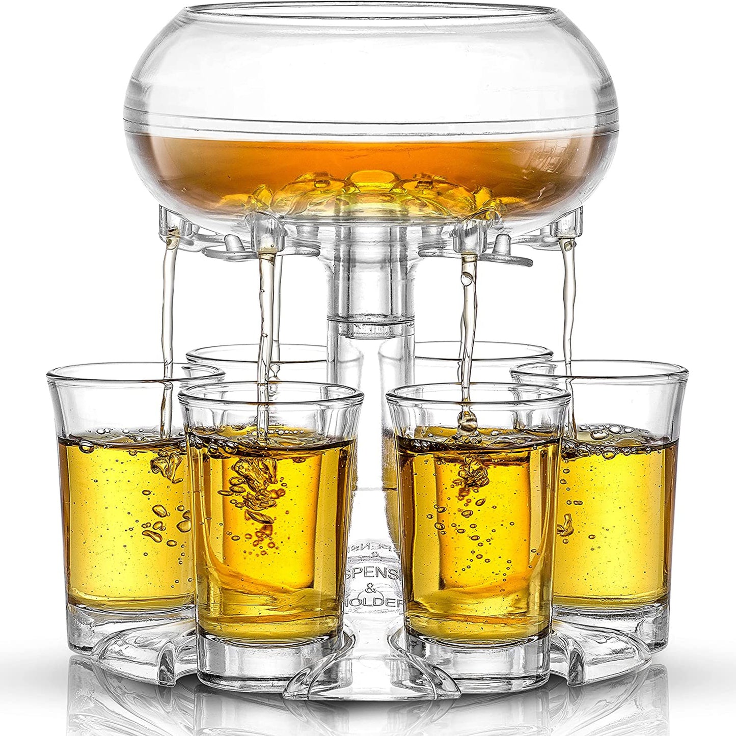 6-Shot Glass Dispenser, perfect for  Party Games