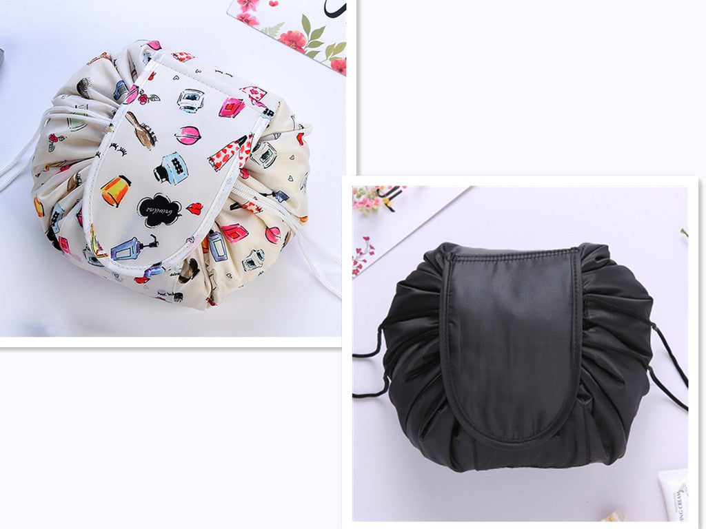 Small Lazy Drawstring Cosmetic Bag Portable