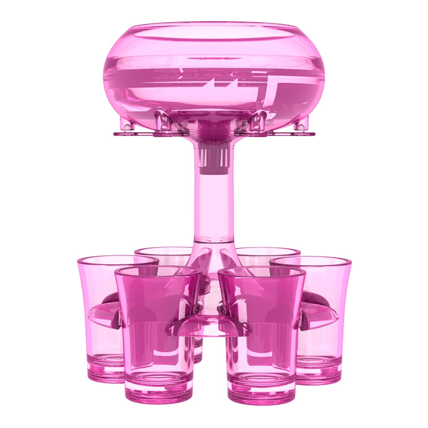 6-Shot Glass Dispenser, perfect for  Party Games