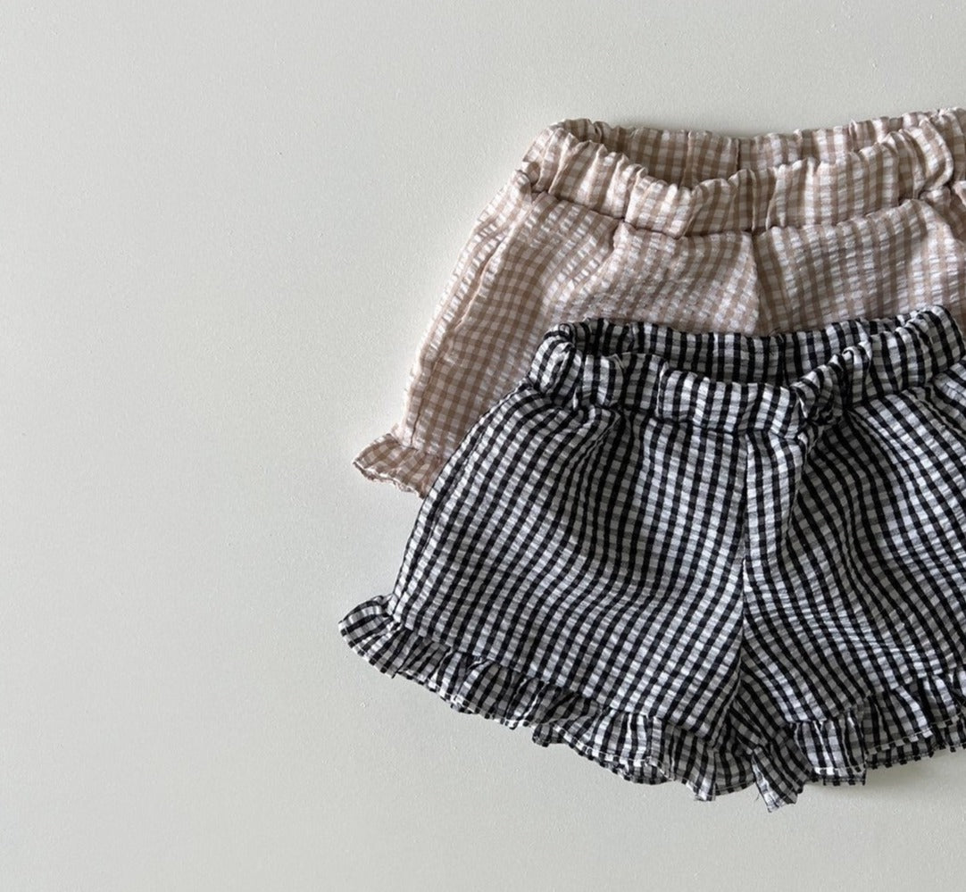 Baby Girl Plaid Clothes Set