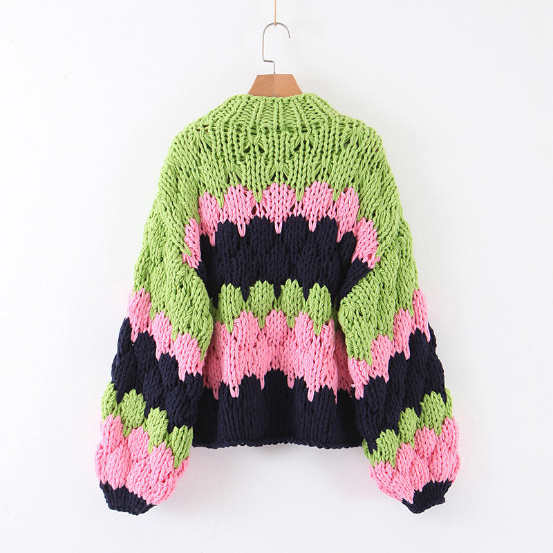 Oversized, Lazy, Handmade Cotton Sweater