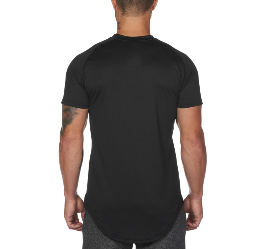 short sleeve Scoop bottom Fitness Tee