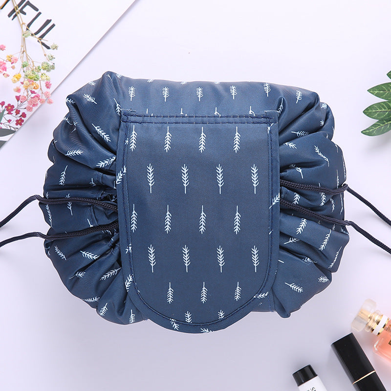 Small  Lazy Drawstring Cosmetic Bag Portable