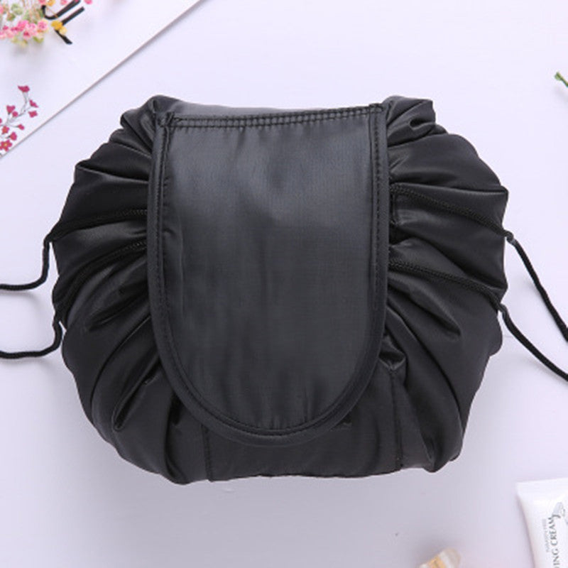 Small  Lazy Drawstring Cosmetic Bag Portable