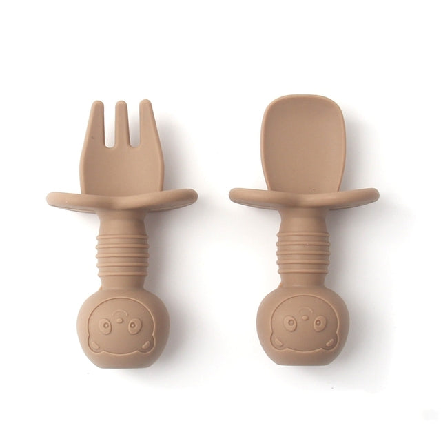 Baby Silicone Fork & Spoon Set