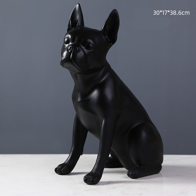 Bull Dog statue