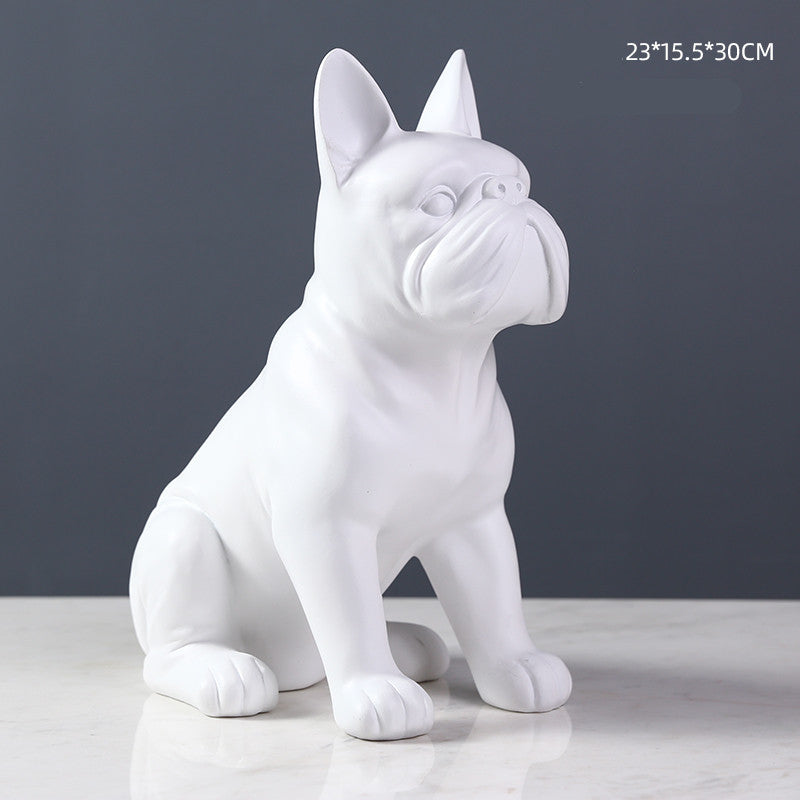 Bull Dog statue