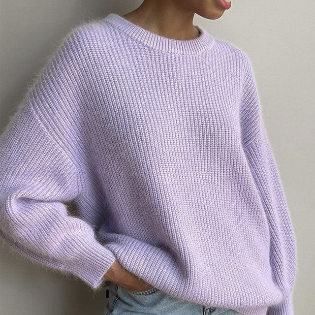 Womens 100% Luxury Cotton  Knit Sweater