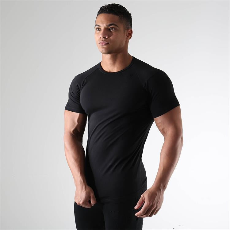 Men's  Short Sleeves  Running Training Shirt