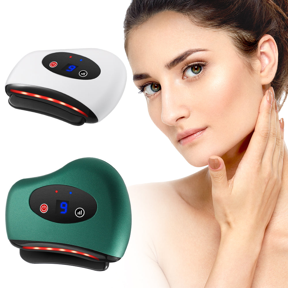 Electric Bian Stone Gua Sha Board Tool/ Hot Compress/ Heating, Vibration, Massager