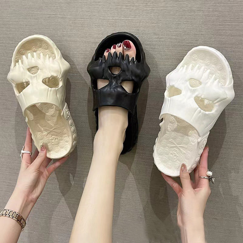 Halloween  Skull Slippers Indoor/Outdoor Beach Shoes