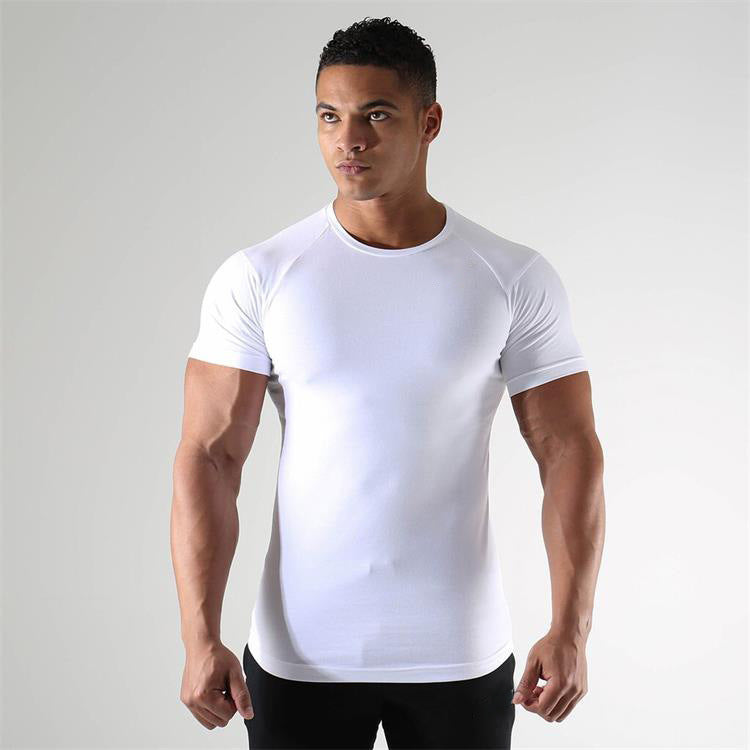 Men's  Short Sleeves  Running Training Shirt