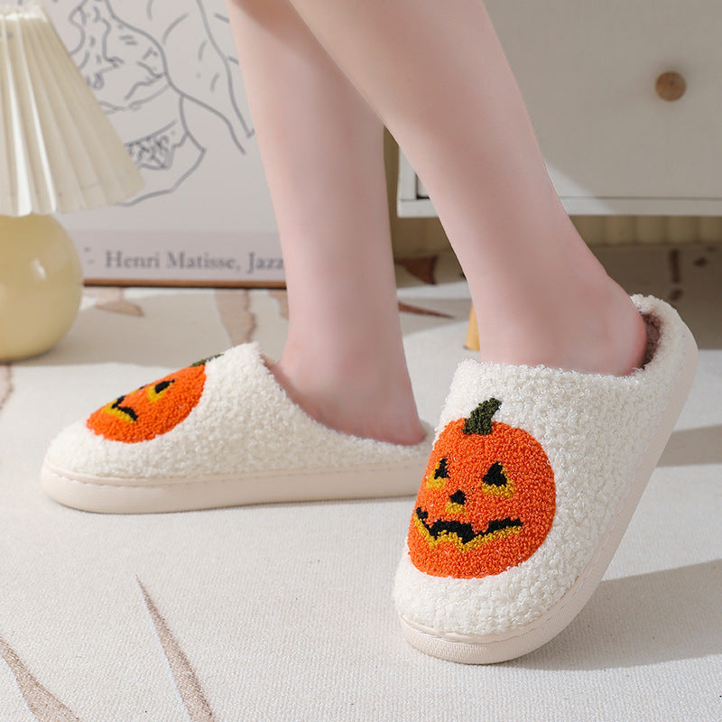 Halloween Pumpkin Cartoon Slippers for Men And Women