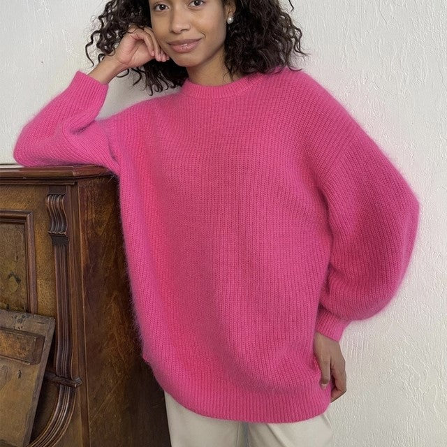 Womens 100% Luxury Cotton  Knit Sweater