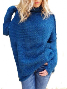 Womens  Pullover Long Sleeve Sweater