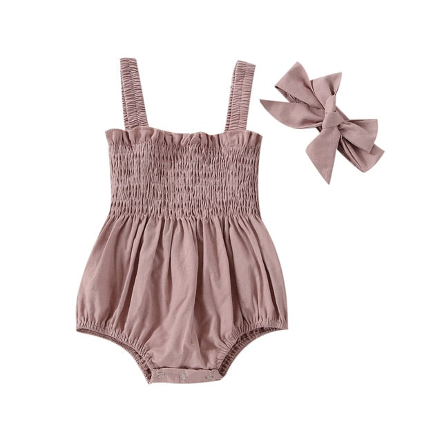 Baby Summer Elastic Jumpsuit Rompers