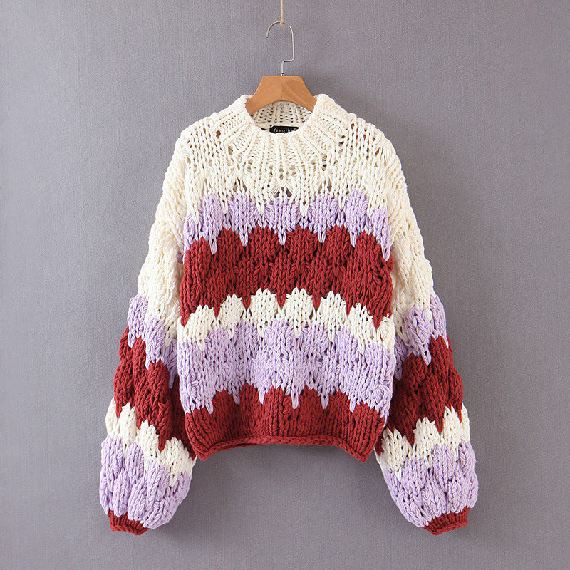 Oversized, Lazy, Handmade Cotton Sweater