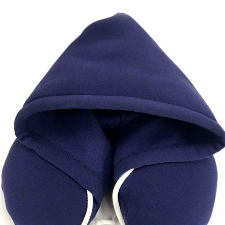 Travel Hooded U-Shaped Neck Pillow