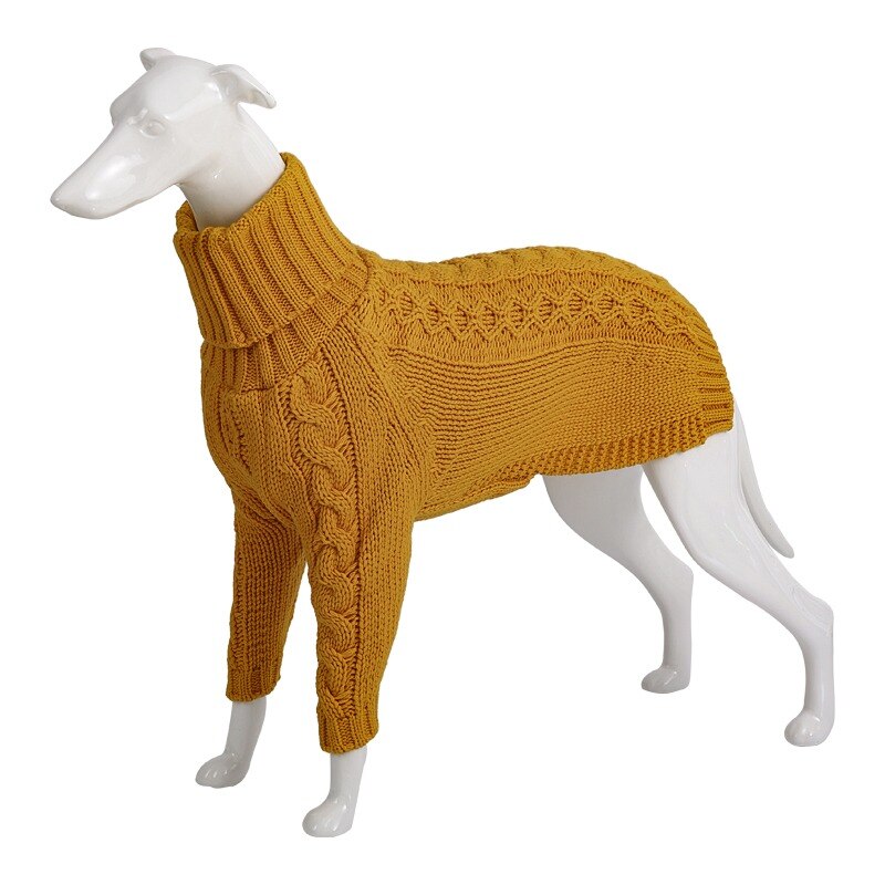 Dog  Knitted  Turtleneck Sweater for Italian Greyhound and  Whipet,