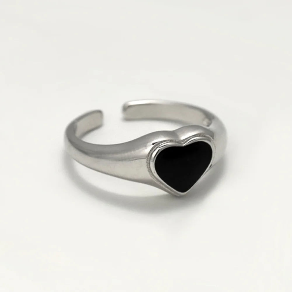 Simple Heart Vintage Love Ring