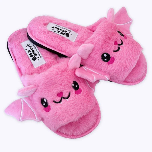 Halloween Bat Slippers With Wings