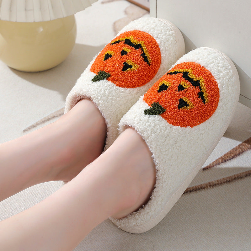 Halloween Pumpkin Cartoon Slippers for Men And Women