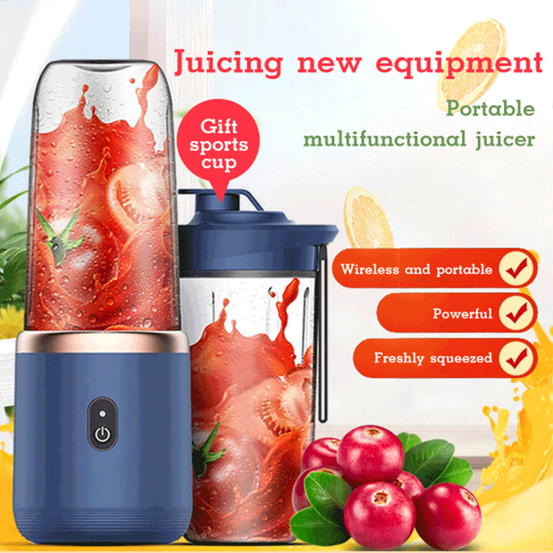 6 blade Portable Blender /Juicer w/ Cup Extra Ice Crusher, USB